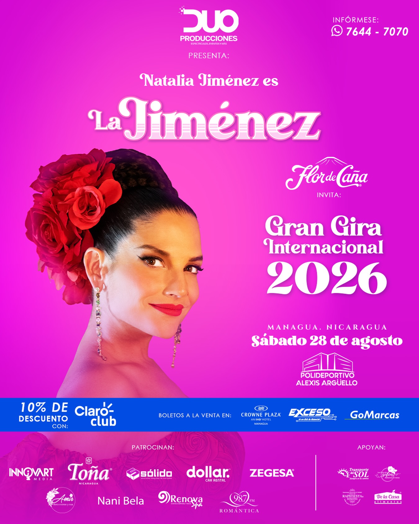 Natalia Jiménez La Jiménez USA Tour Poster 2026